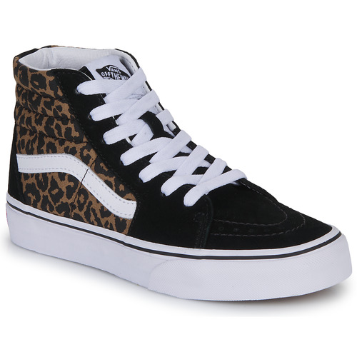 Vans - UY SK8-HI - Noir / Léopard