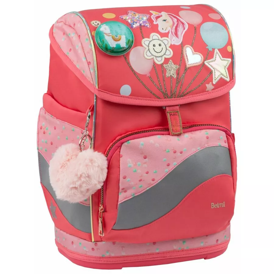 Belmil Schulranzen Premium Smarty Plus Set 5-teilig Rose Quartz