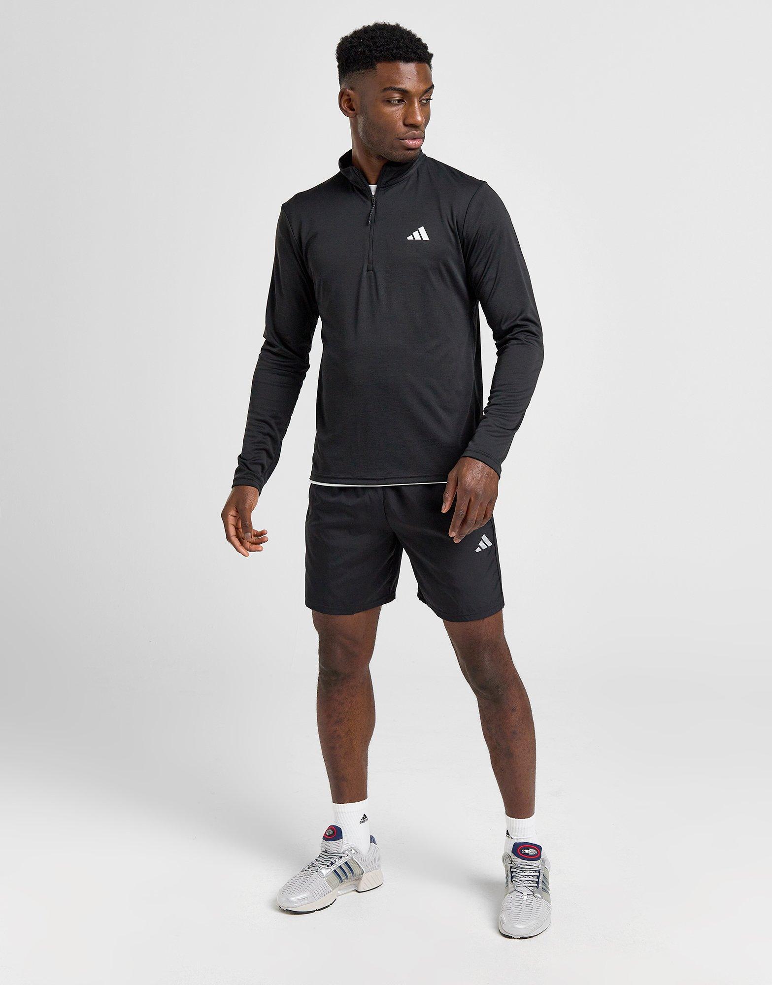 adidas T-shirt de training à manches longues et zip 1/4 Train Essentials