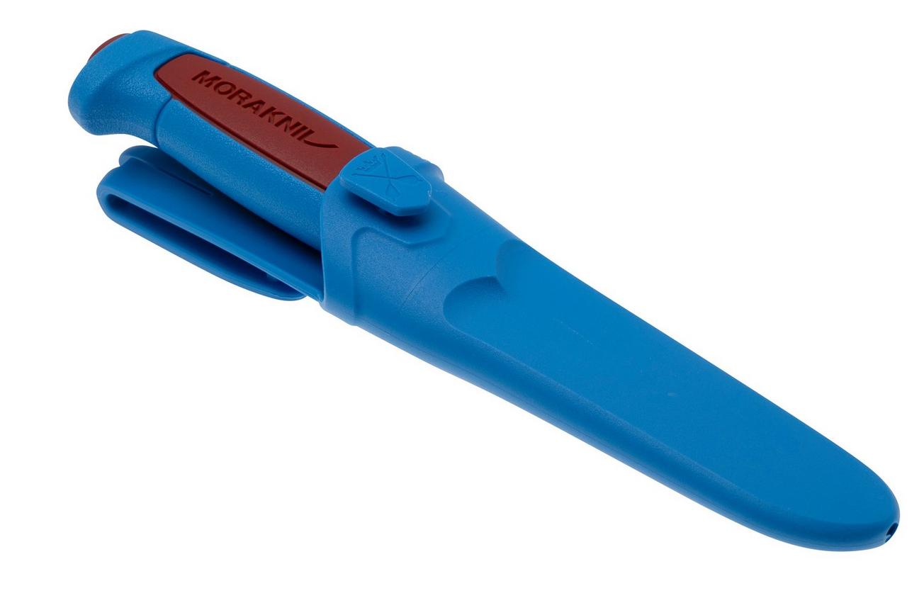 Morakniv Basic 546 Color of the Year 2025, 14502 Stainless Dala Red Siljan Blue, vaststaand mes