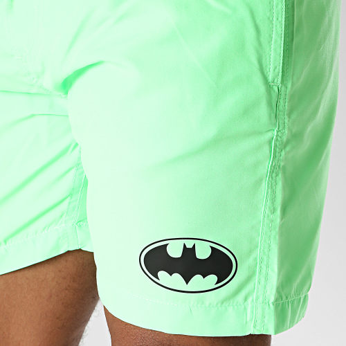 Short De Bain Logo Vert Fluo