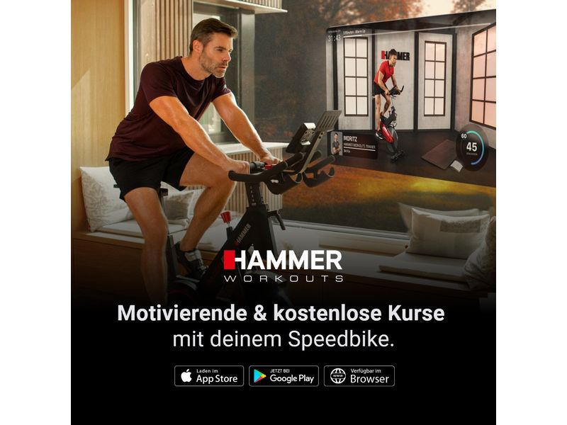 HAMMER Indoor Bike Speed Race X Speedbike Hometrainer