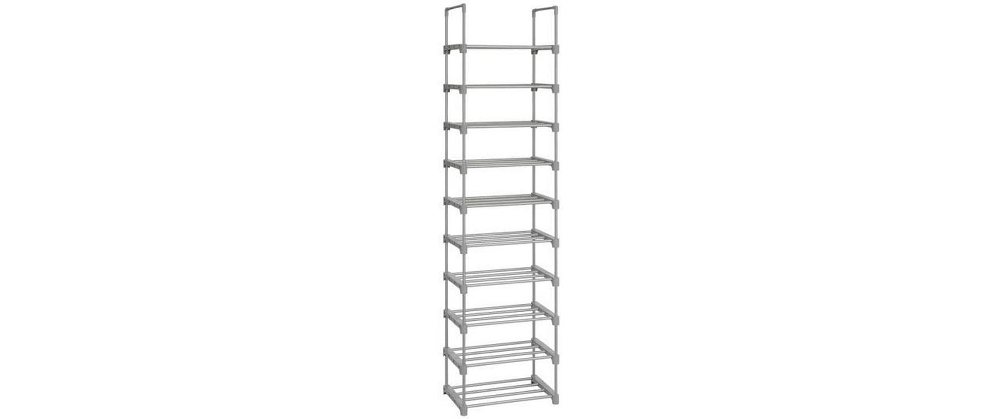 Schuhregal 30 cm x 174 cm, GrauSchuhbank