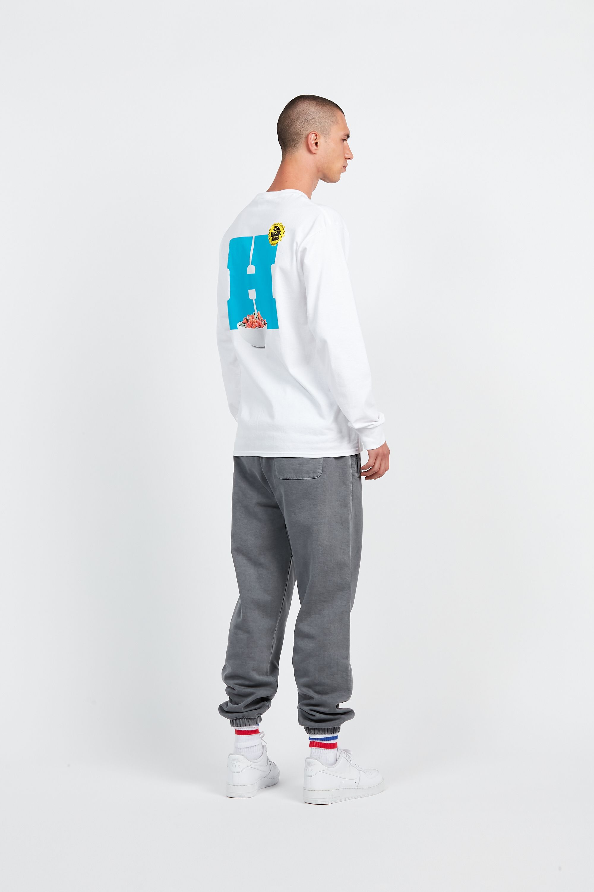 HUF T-SHIRT CEREAL KILLER Blanc