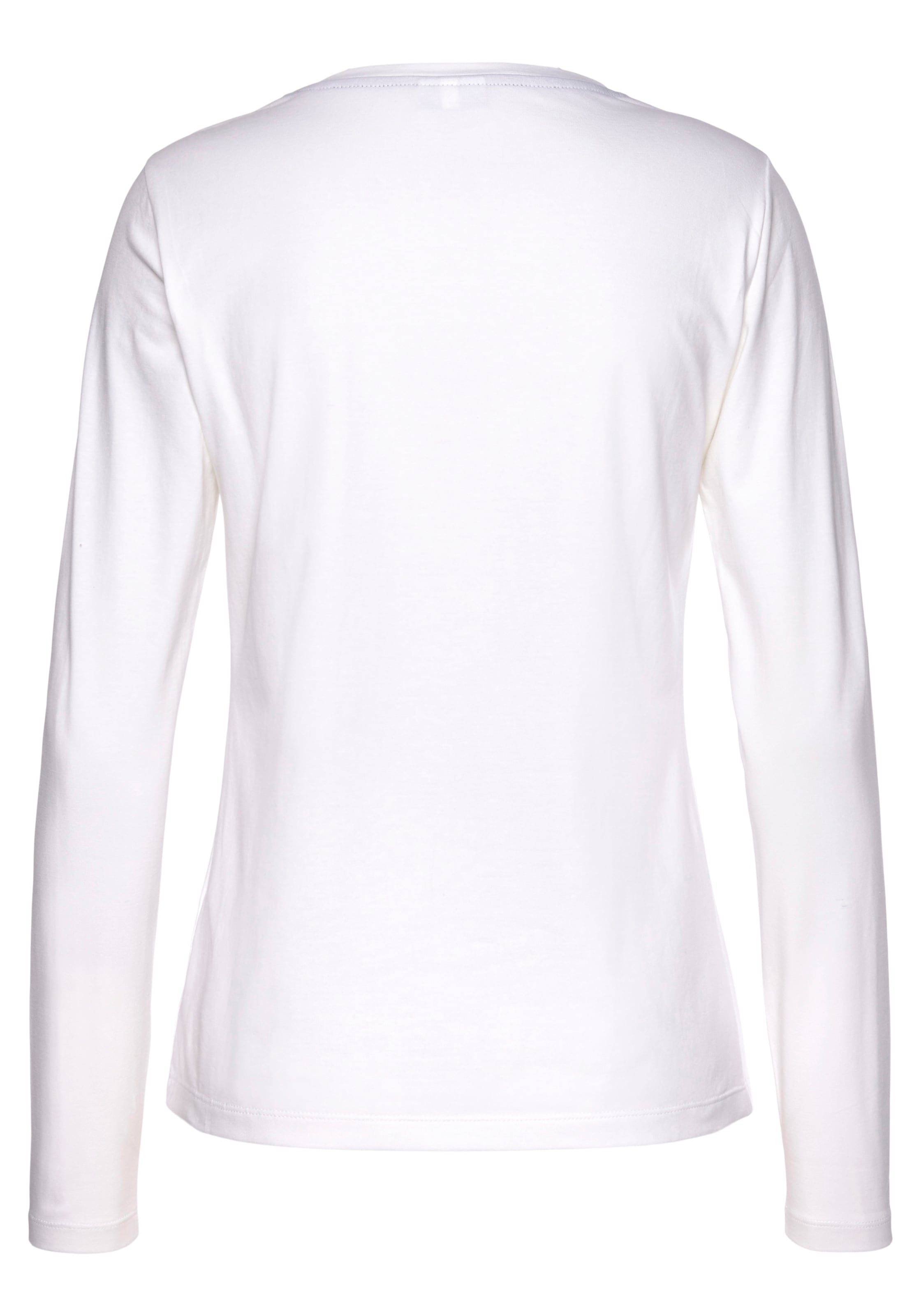 Eastwind Langarmshirt 3er-Pack,  Langarm,  im Basic-Stil,  Rundhalsausschnitt,  aus Baumwolle