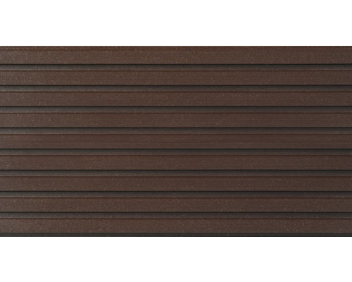 Konsta WPC terrasplank Masivo massief profiel glad 26x145 mm (per meter vanaf 1,00 m tot max. 6,00 m) donkerbruin