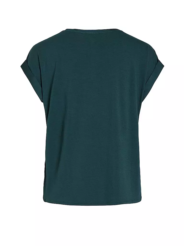 VILA Blusenshirt VIELLETTE  petrol
