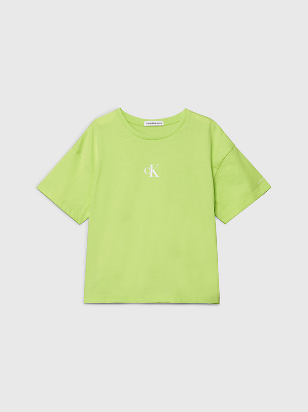 Camiseta com logo de corte quadrado