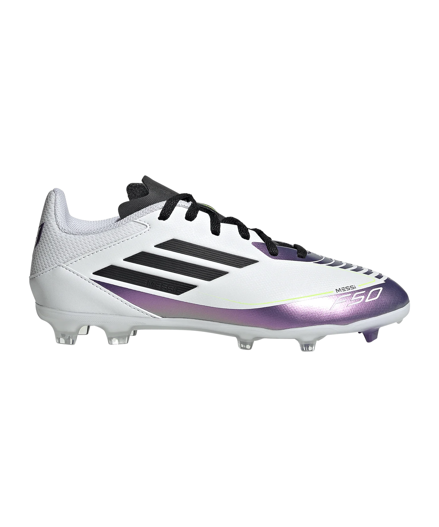 adidas F50 League FG/MG Messi Triunfo Estelar Kids Weiss Schwarz