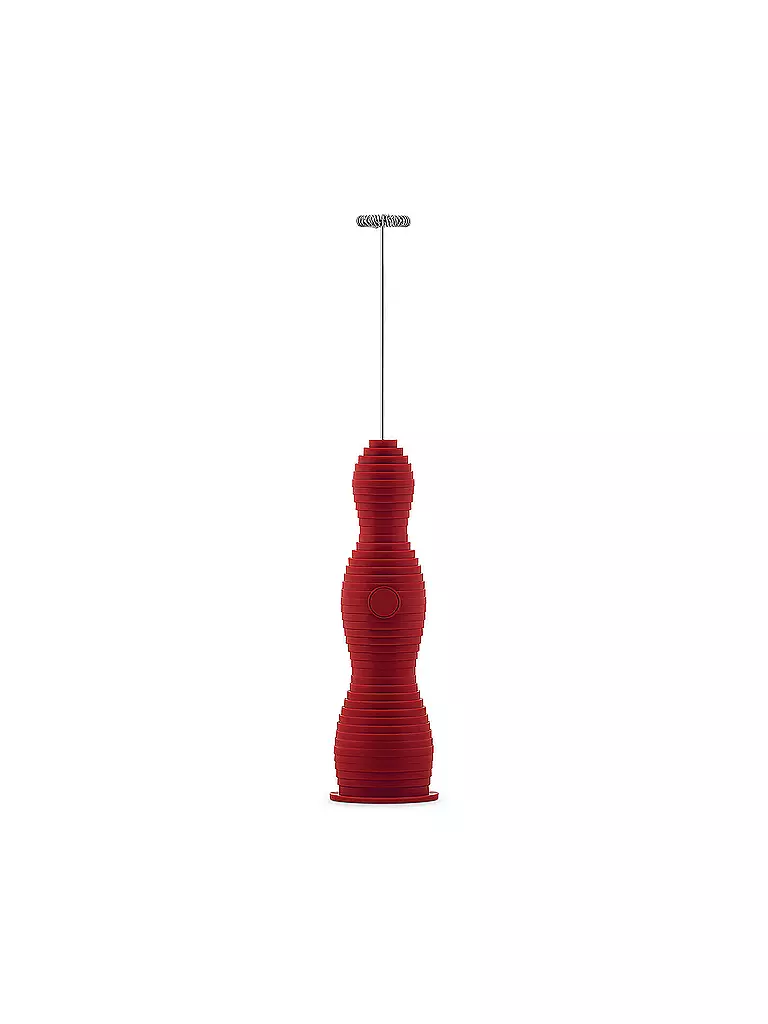 ALESSI Milchschäumer Pulcina Rot rot