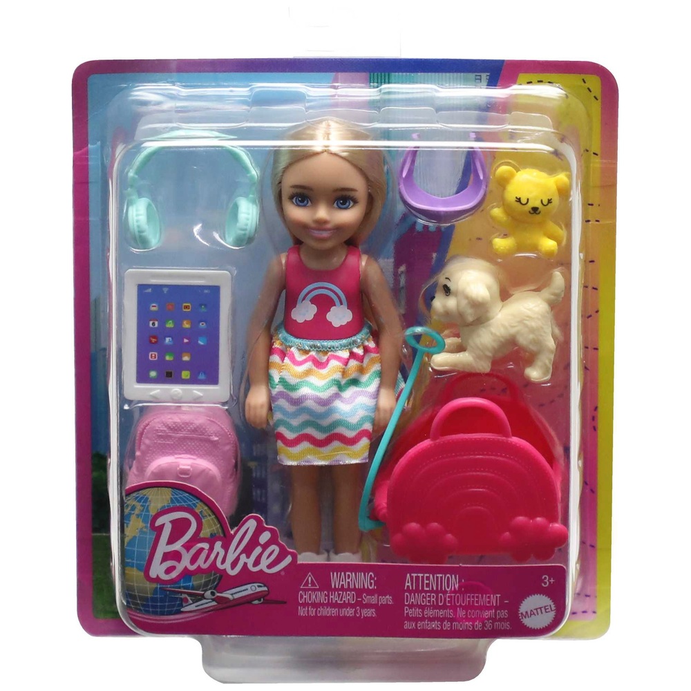 Barbie Chelsea Reisepuppen-Set