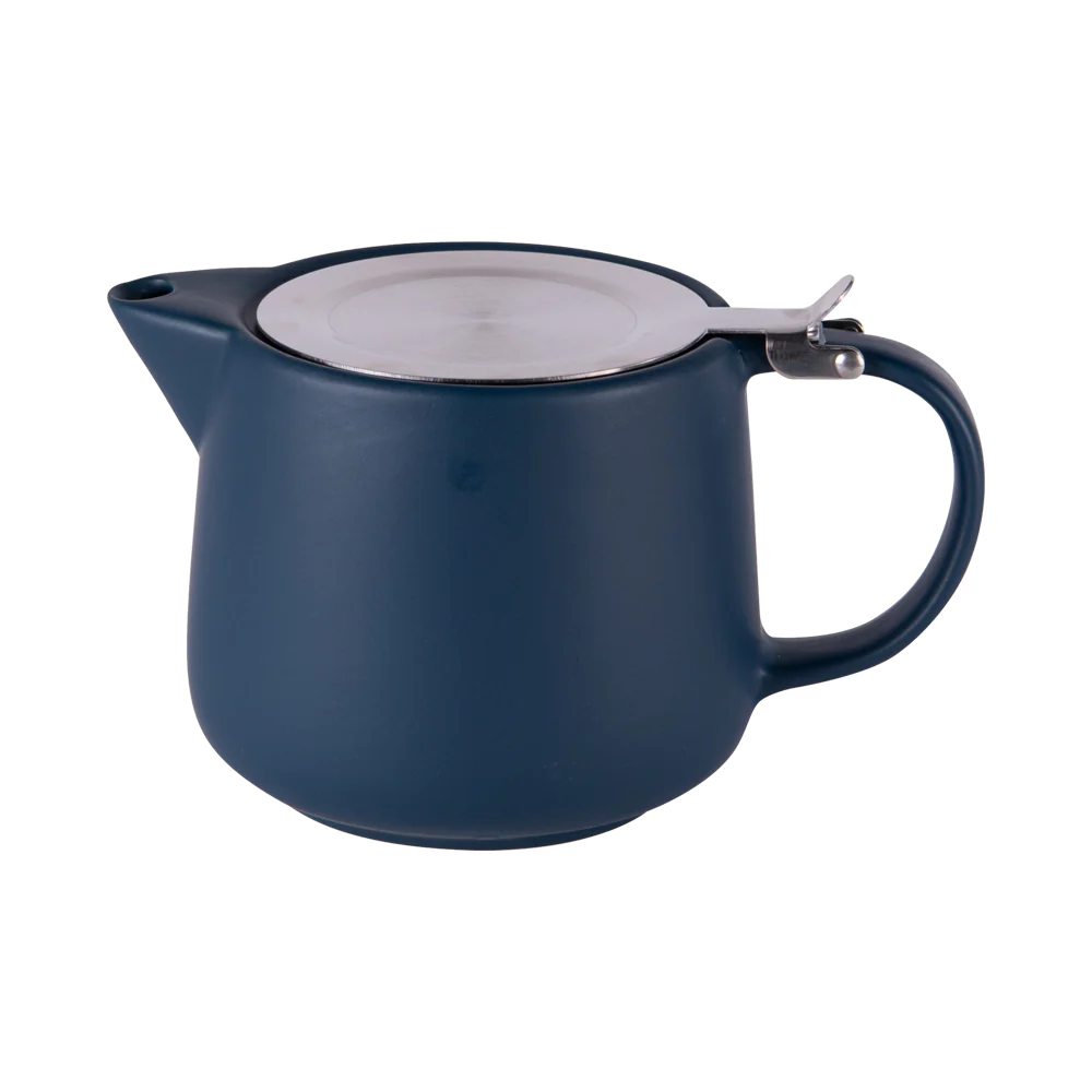 Théière avec filtre Uno 0.9L bleu Table passion
