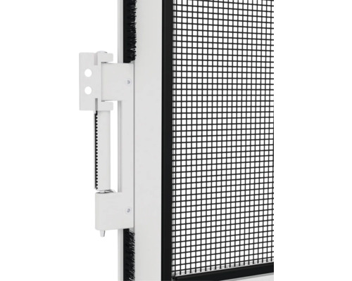 Hordeur aluminium XL schroefmontage wit 120x240 cm