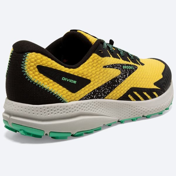 Chaussure trail BROOKS DIVIDE 4 LEMON CHROME/BLACK/SPRING BUD