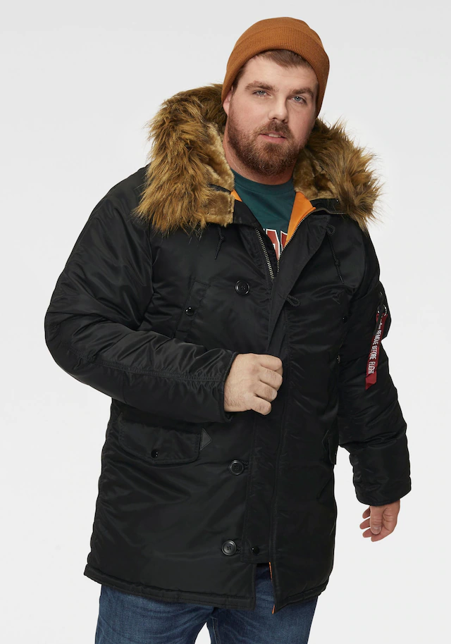 Alpha Industries Parka »N3B VF 59« mit Kapuze mit abnehmbarem Kunstfellkragen