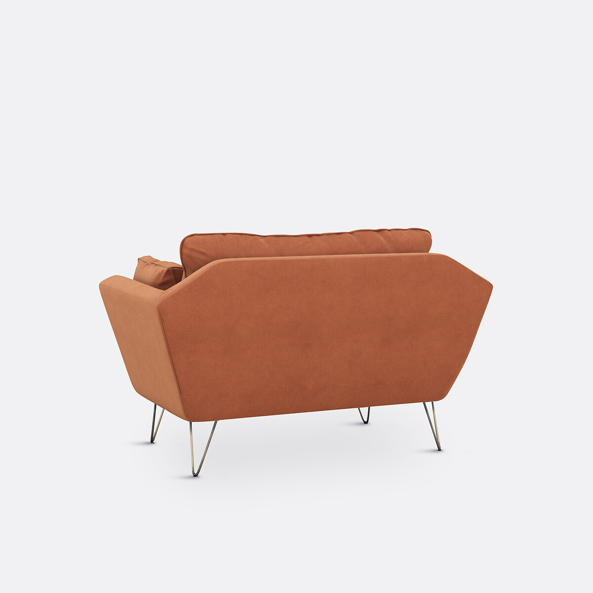 LA REDOUTE INTERIEURS<br>Poltrona XL em fluweel Topim