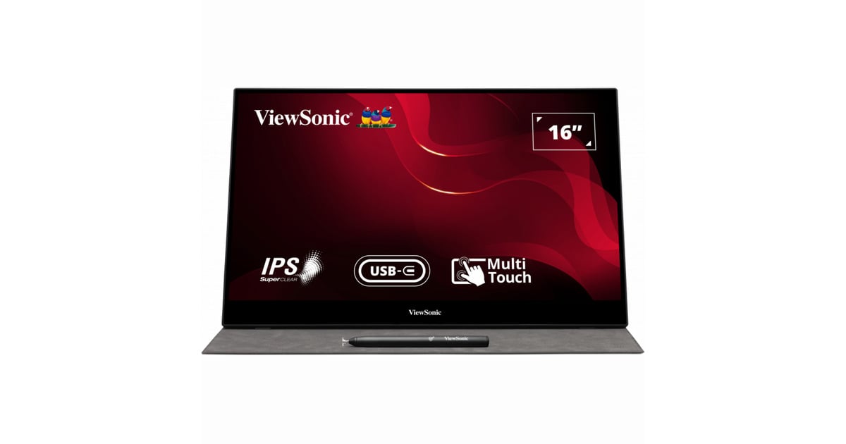 ViewSonicUSB-C Multi-Touch Portable Monitor TD1655 16
