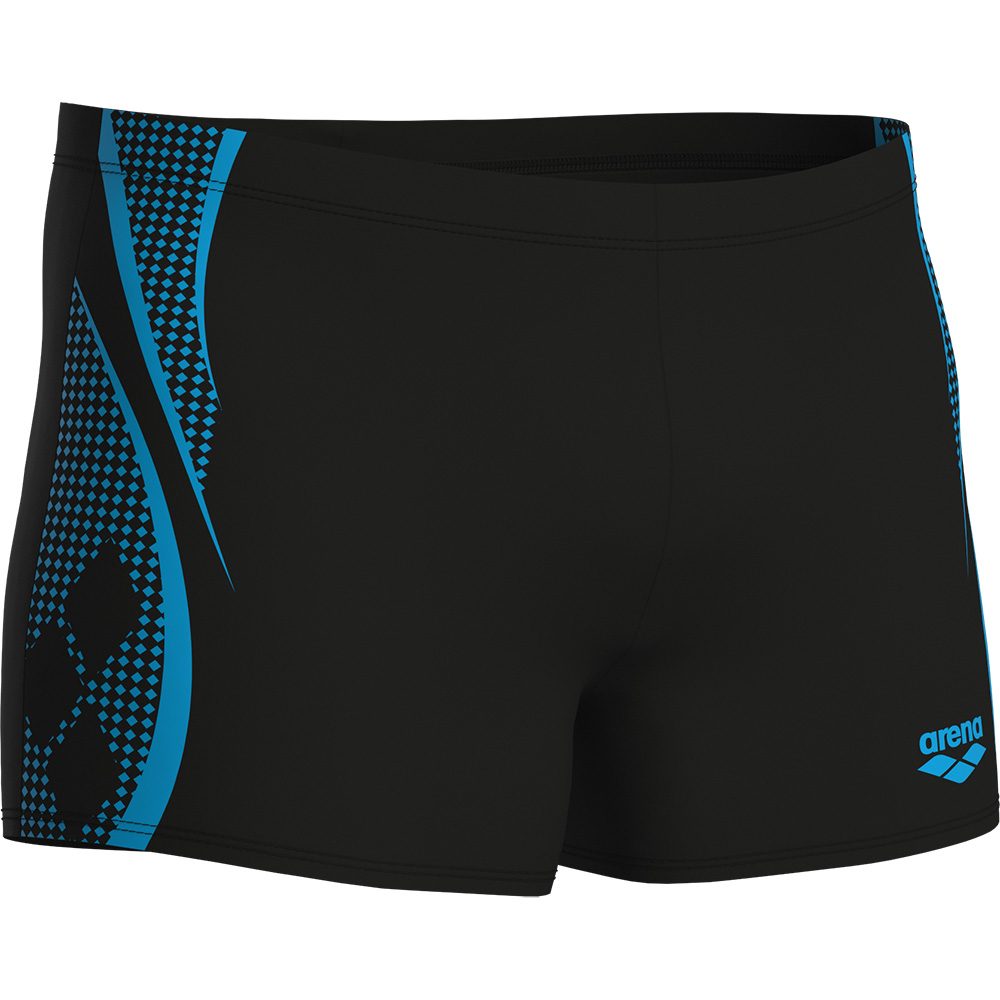Arena Graphic Badehose Herren schwarz