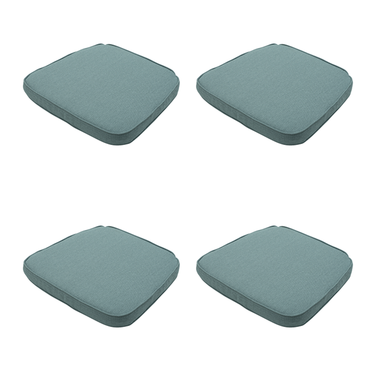 Madison Silver canvas eco+ Zitkussen - Set van 4