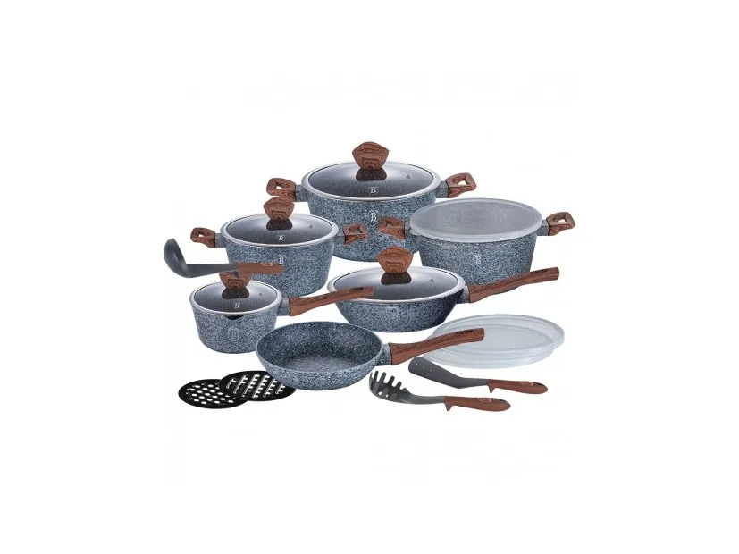 [OUTLET] - Berlinger Haus Lumarko 18 Piece Cookware Set. Berlinger Haus Bh-6198 Forest Line