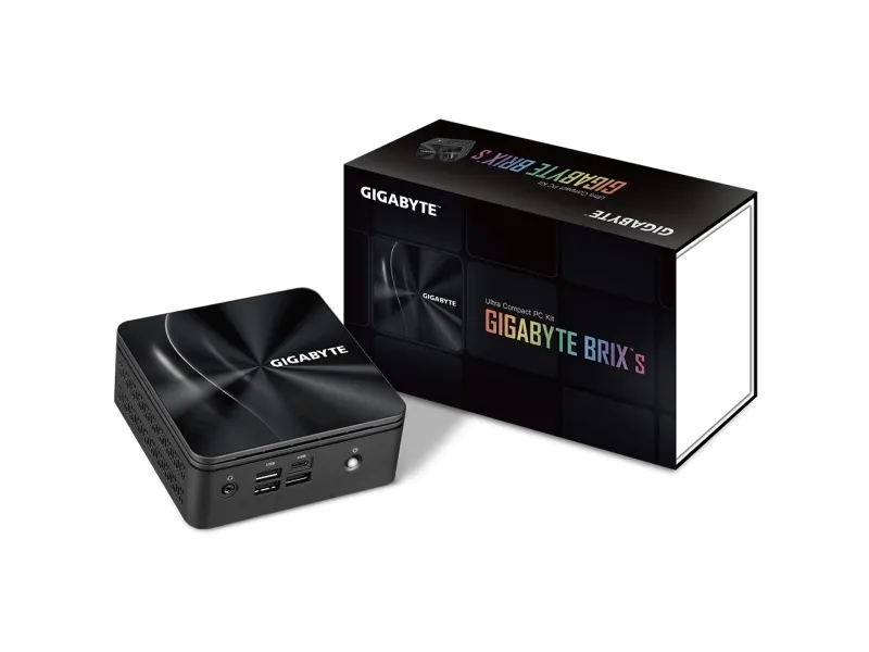Gigabyte GB-BRR5H-4500, UCFF, Mini PC barebone, DDR4-SDRAM, M.2, PCI Express, Serial ATA III, Wi-Fi 6 (802.11ax), 90 W