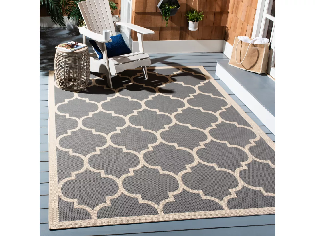 Tapis Anthracite & Beige 201 X 290 cm - Arista