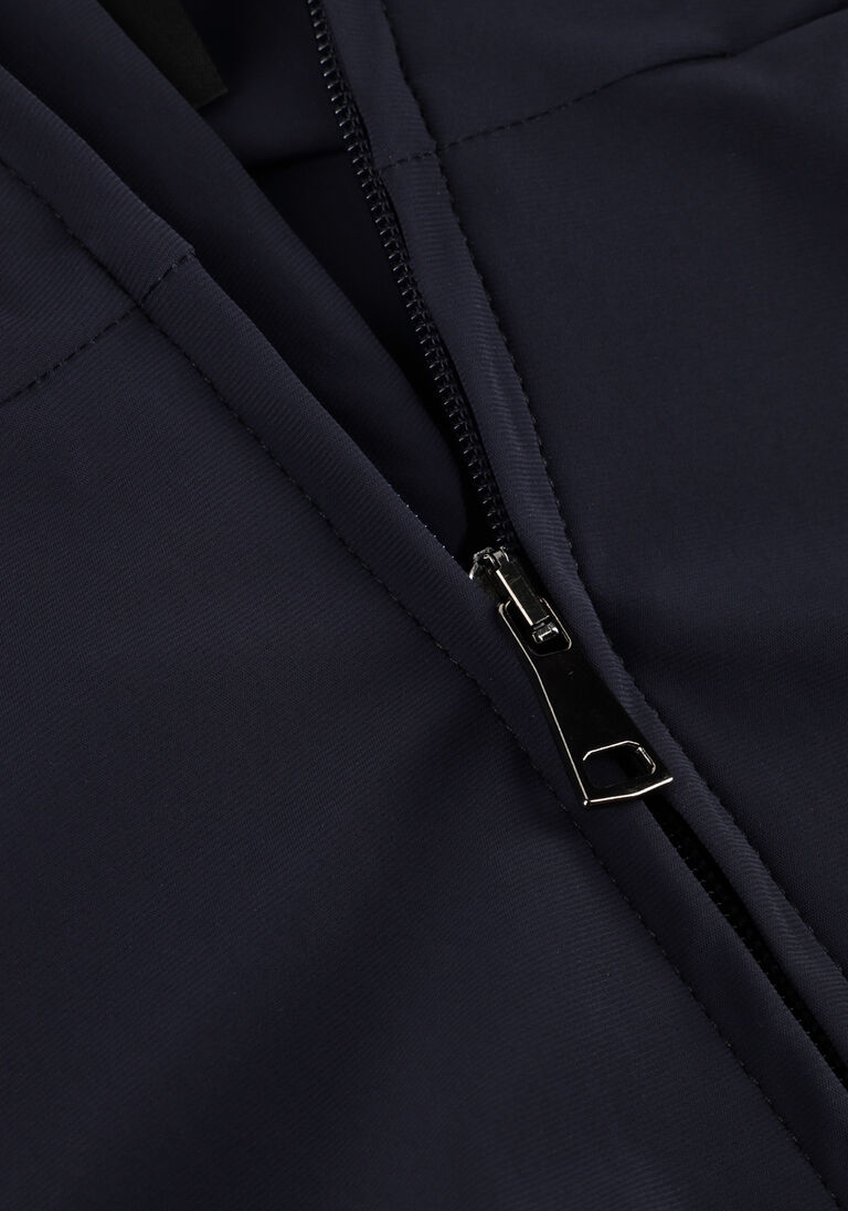 donkerblauwe ferilli vest tech fz hoodie