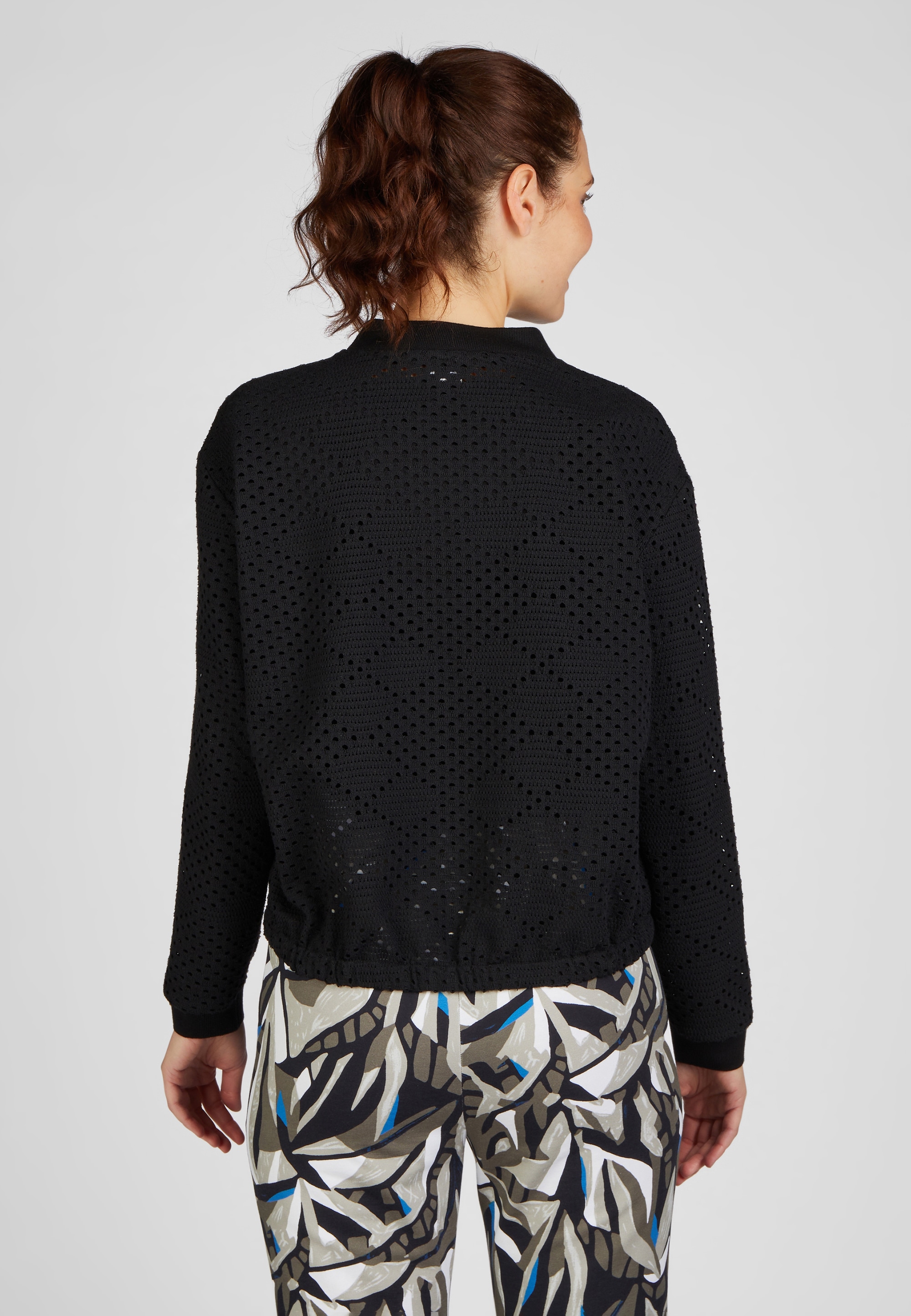 Rabe Sommerjacke mit Lochmuster