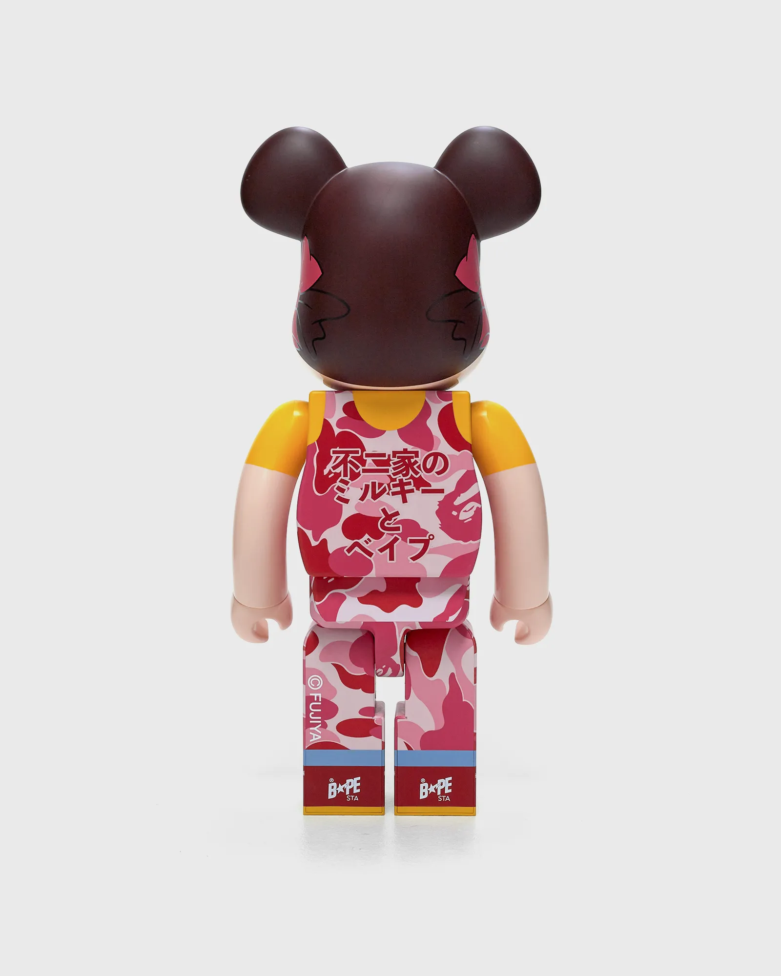 MEDICOM BEARBRICK 1000% BAPE X PEKO-CHAN PINK