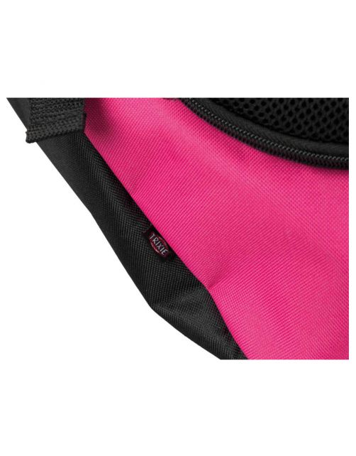 Trixie Buikdrager Sling - Hondendraagtas - 50x25x18 cm Roze Zwart