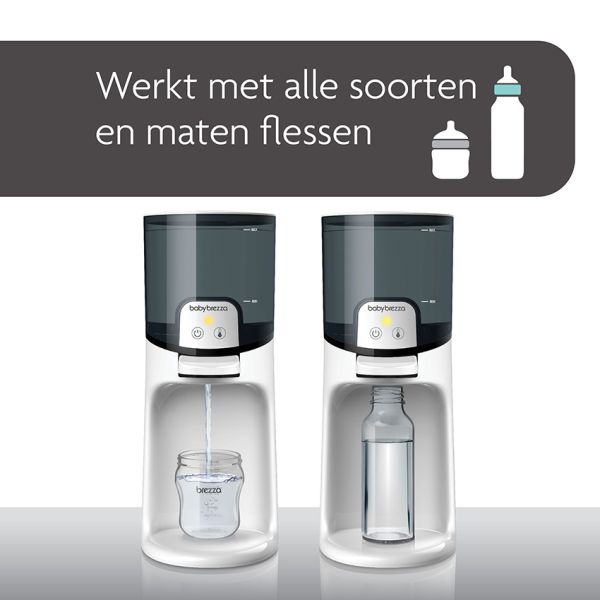 Baby Brezza Flessenwarmer - Instant Warmer - Black-White