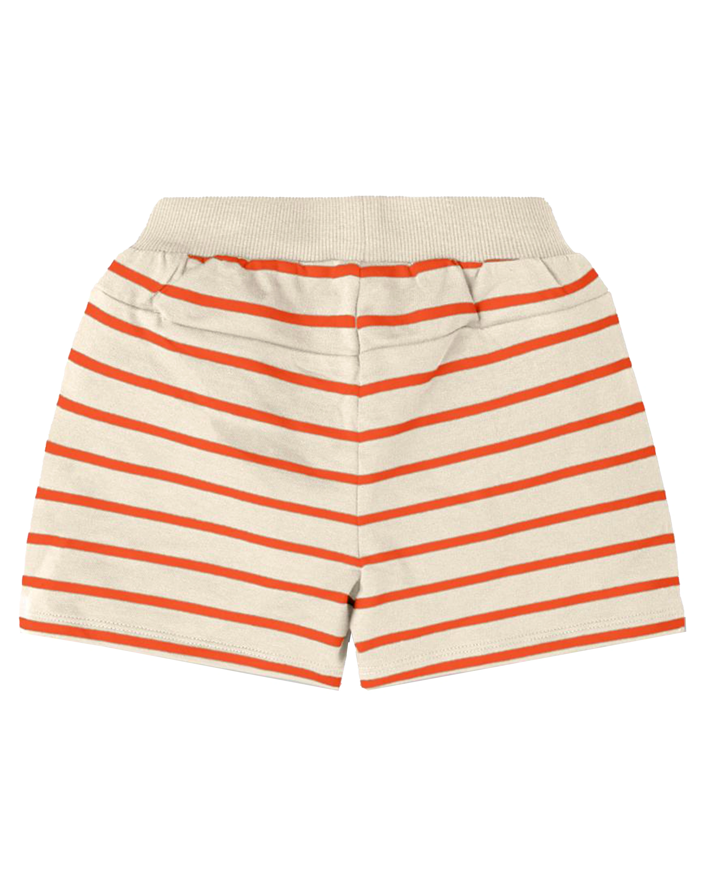Sweatshorts NMMVIFELIX in white gray/flame