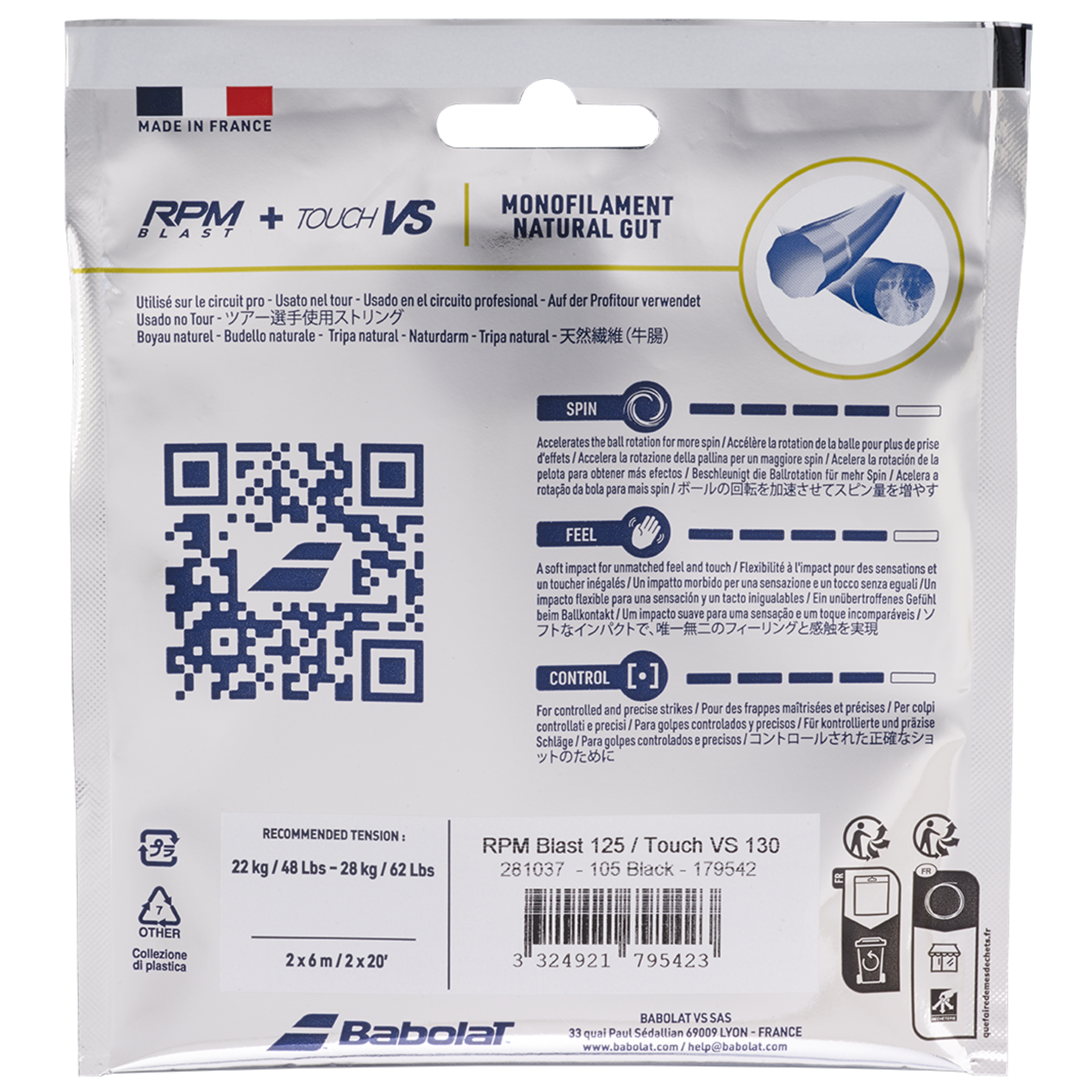 RPM Blast 125   Touch VS 130 Schwarz