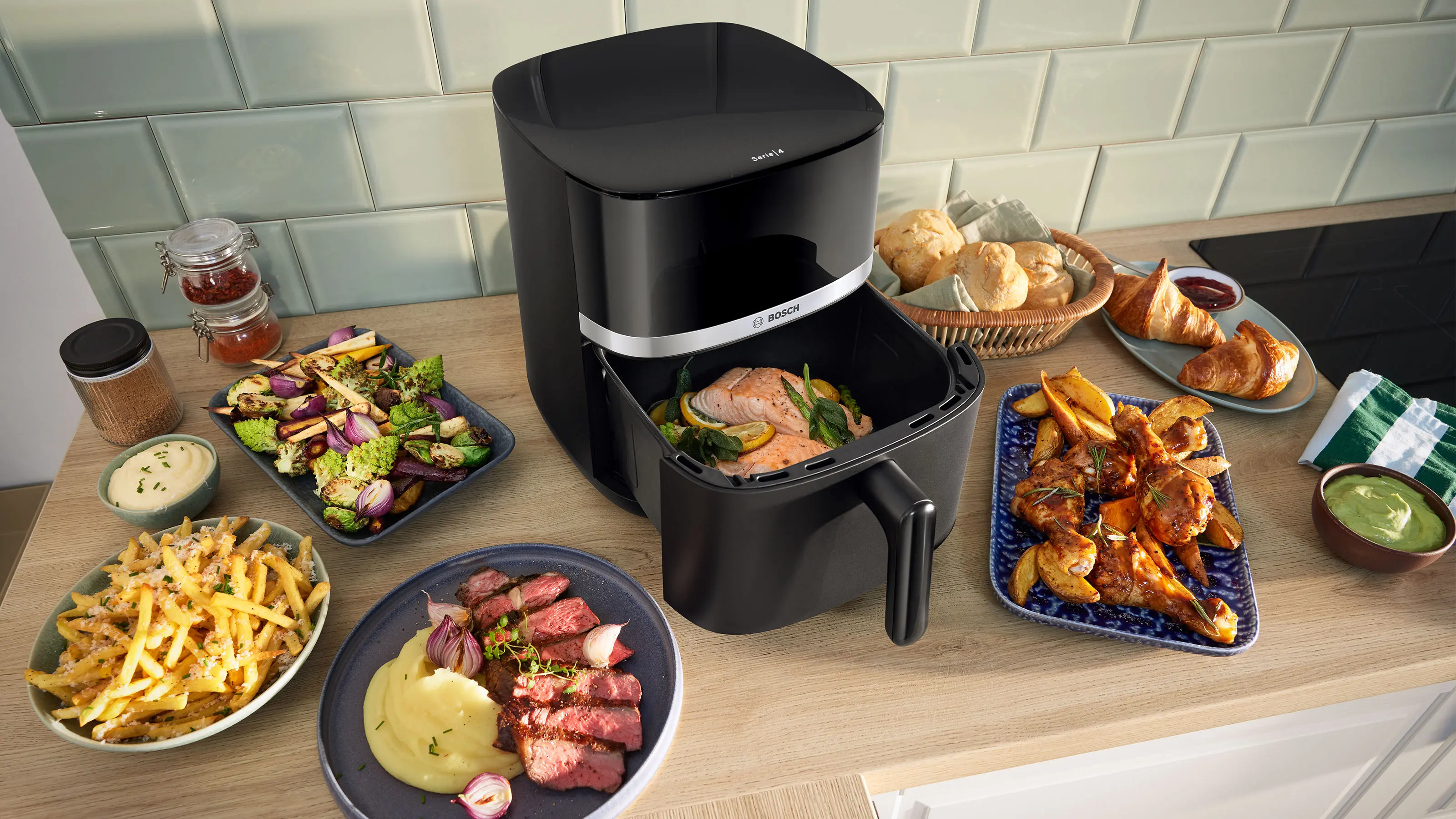 Serie 4 Air Fryer Zwart