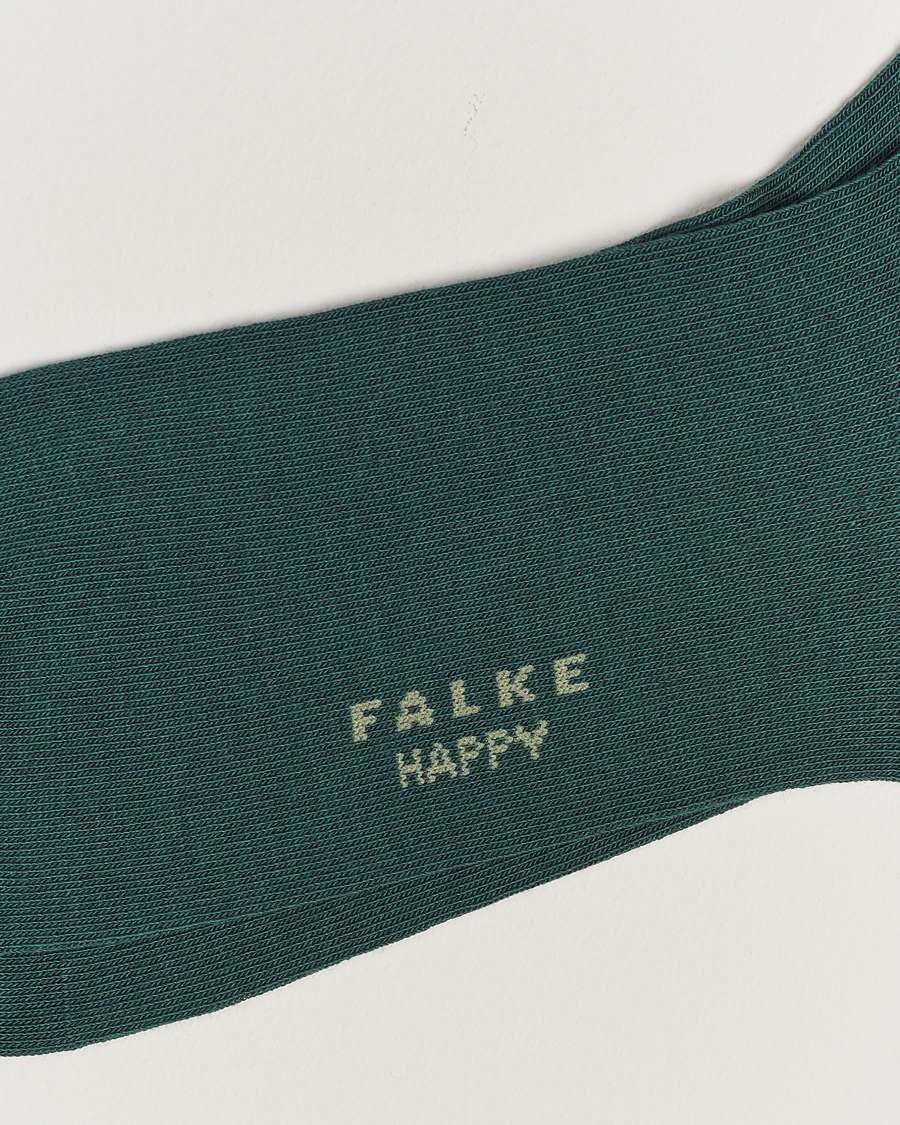 Falke Happy 2-Pack Cotton Socks Hunter Green