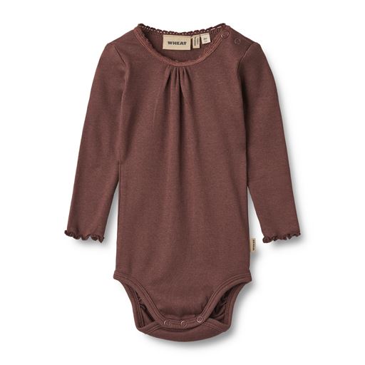 Wheat Lotta Rib Body, Eggplant, 92 cm