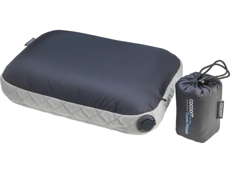 cocoon Reisekissen Air Core Pillow, Grau, 28 cm x 38 cm Kompakt verpackbares Reisekissen