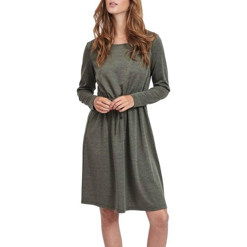 Vila - VIJUNER L/S DRESS Verde