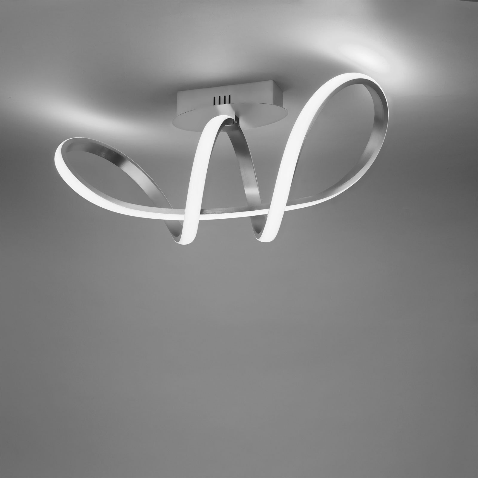 LED-Deckenleuchte Maria 61x24,5x27 Alu
