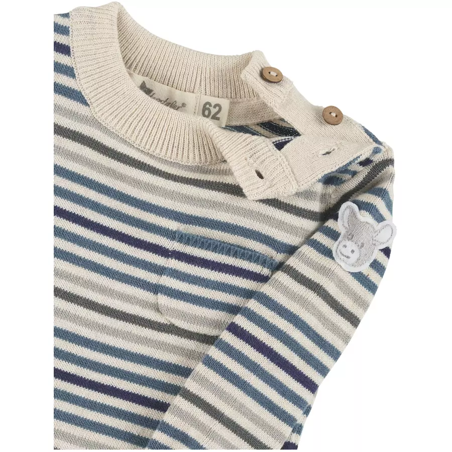 Sterntaler Strickset Shirt und Hose graublau