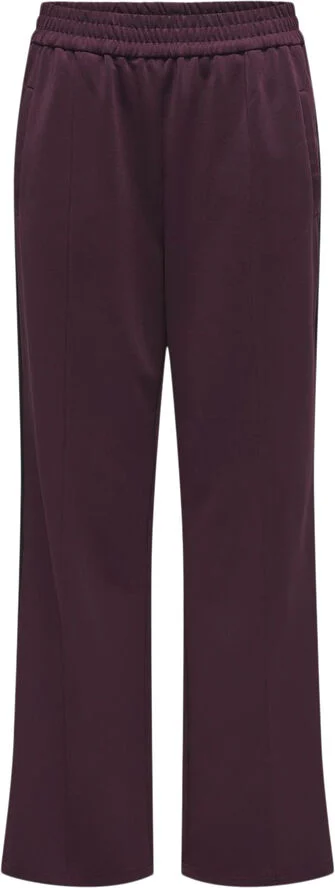 ONLY ONLWARM UP X TRACK PANT PNT Burgundy/w. soft chambray tape