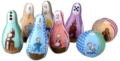 Barbo Toys Emil Fra Lønneberget  Mykt Bowlingsett