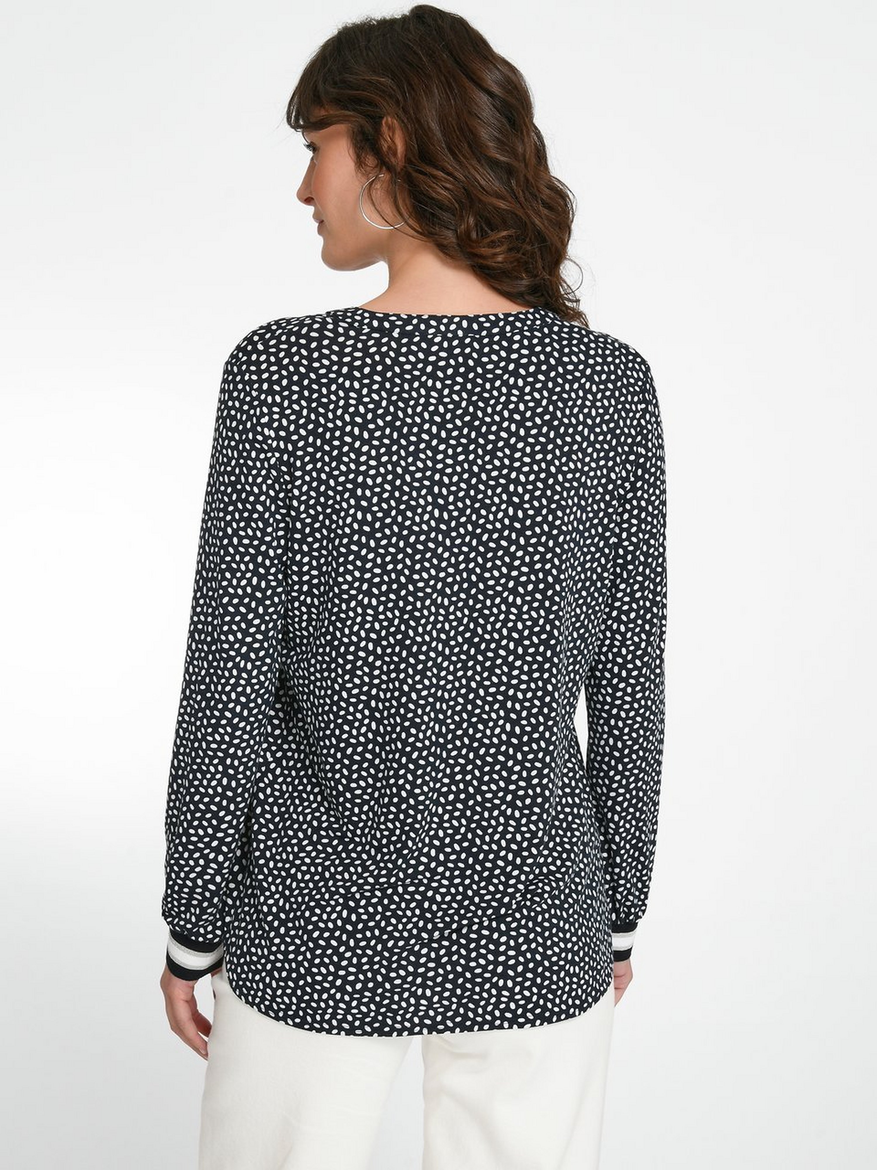 Jersey-Bluse
