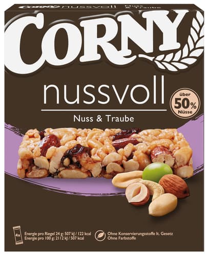 Corny Nussvoll Nuss und Traube