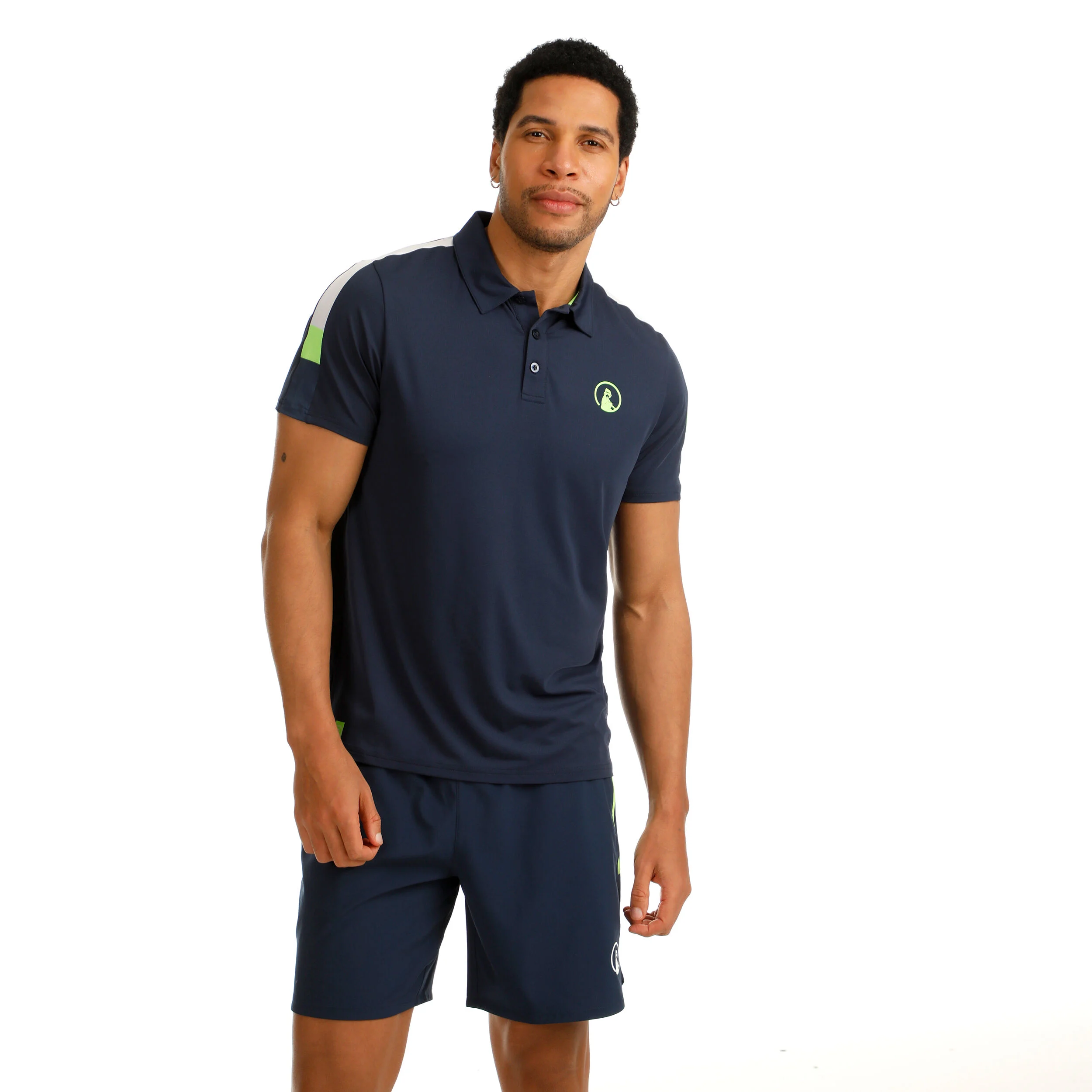 Quiet Please Wild Drop Shorts Hommes - Bleu Foncé , Multicouleur