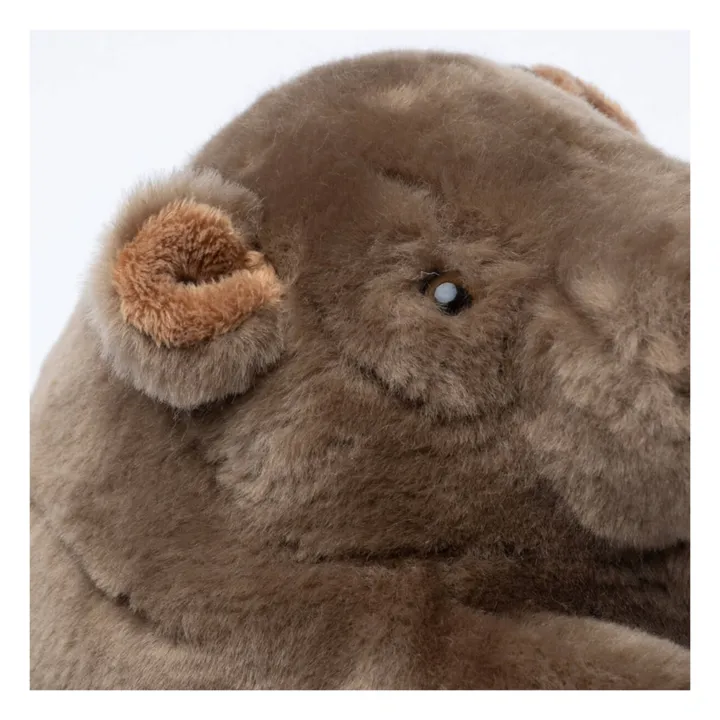 La Pelucherie Peluche Roodoodoo Pipo l'Hippo | Marron