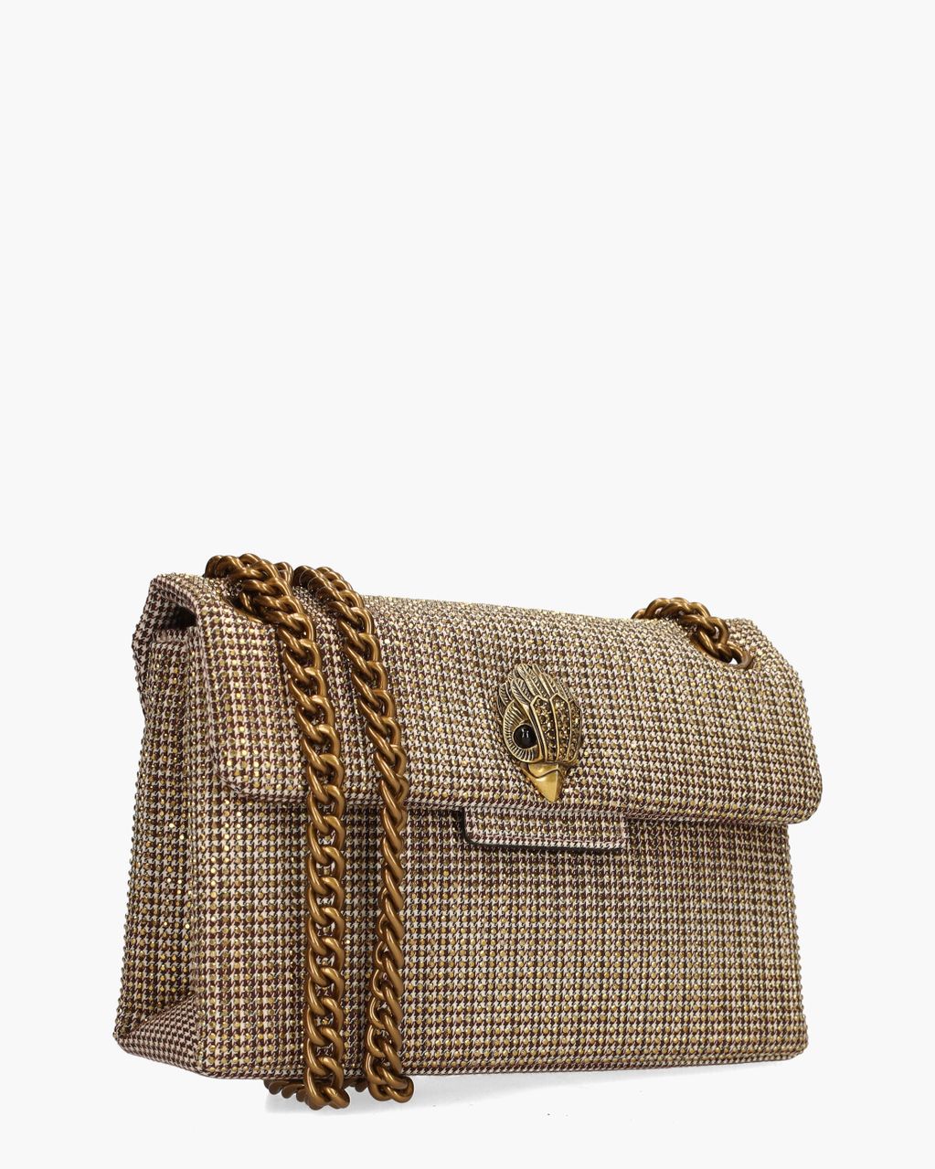 Kurt Geiger Mini Fabric Kensington Bag Bruin/Brons Tas
