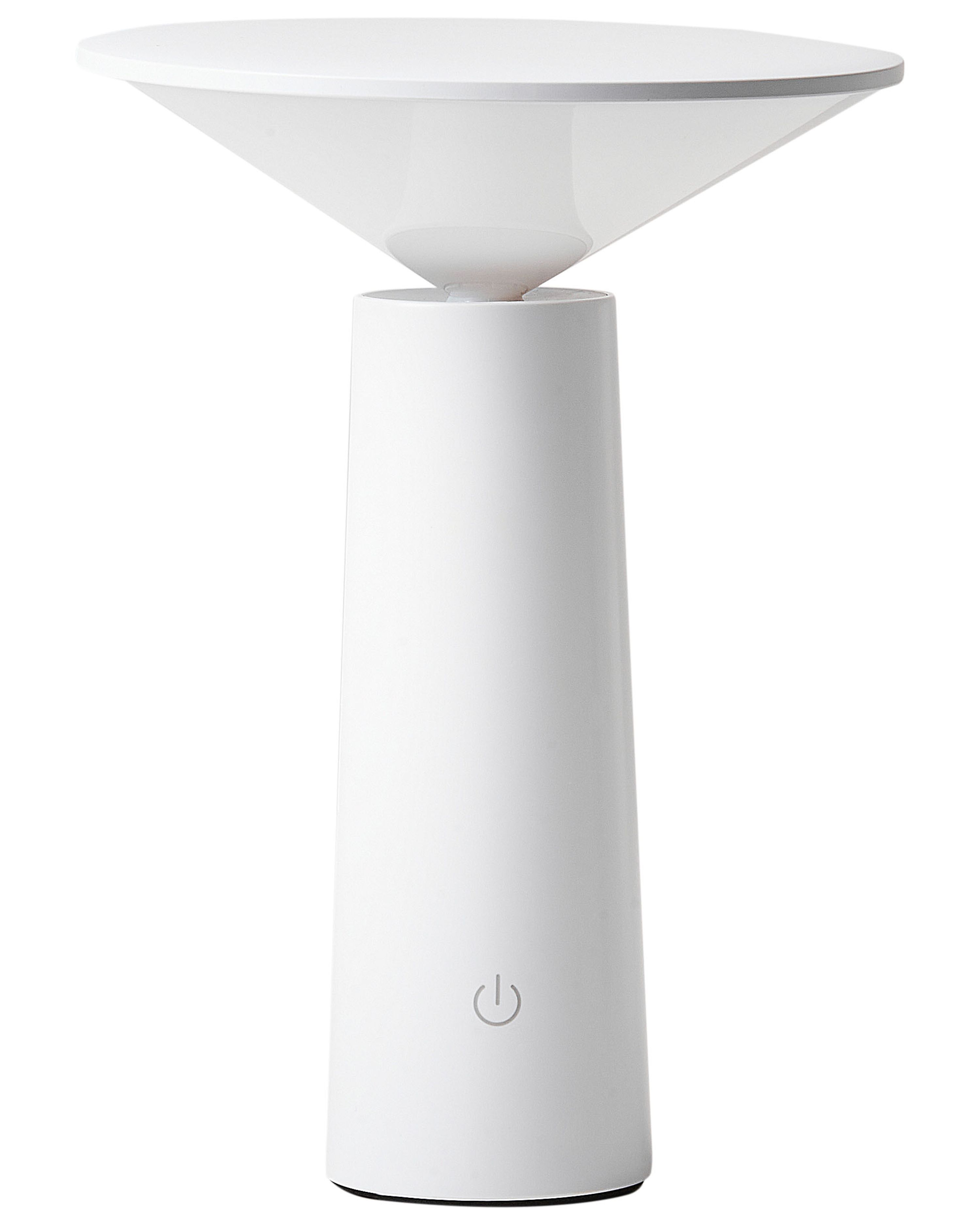 LED draadloze tafellamp LEVIRA met dimmer Metaal Wit
