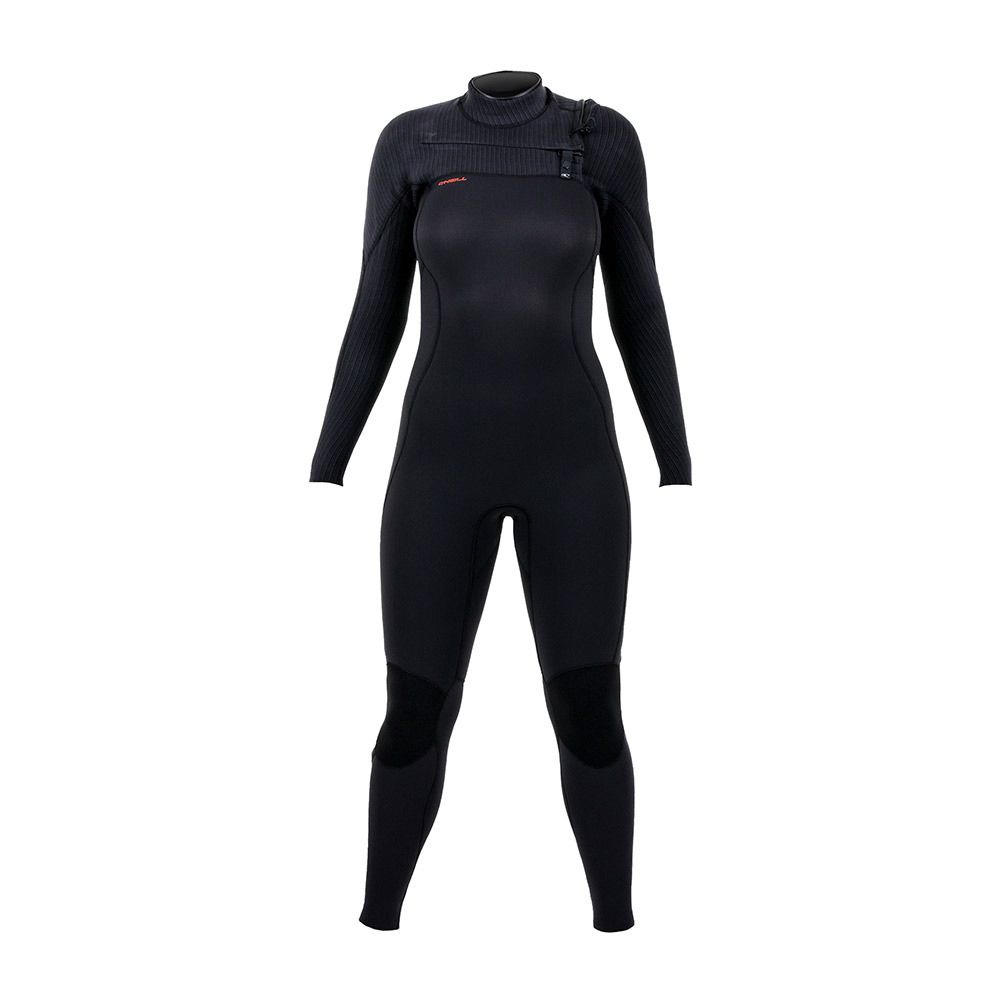 O'Neill HYPERFREAK CHEST ZIP FULL - Combinaison intégrale 5/4+mm Femme black/black