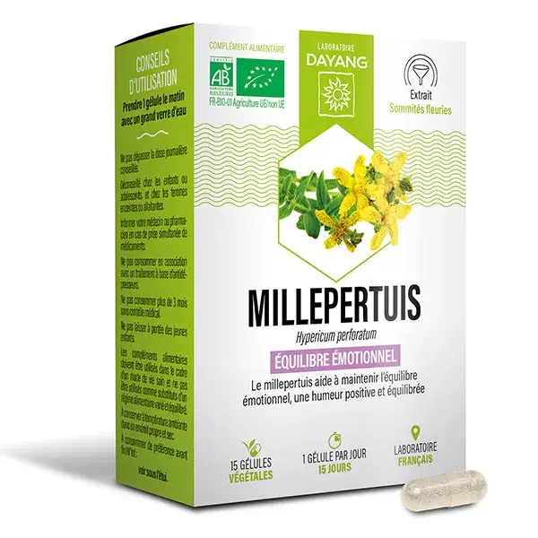 Dayang Erva de São João Orgânica 15 Cápsulas Vegetais
